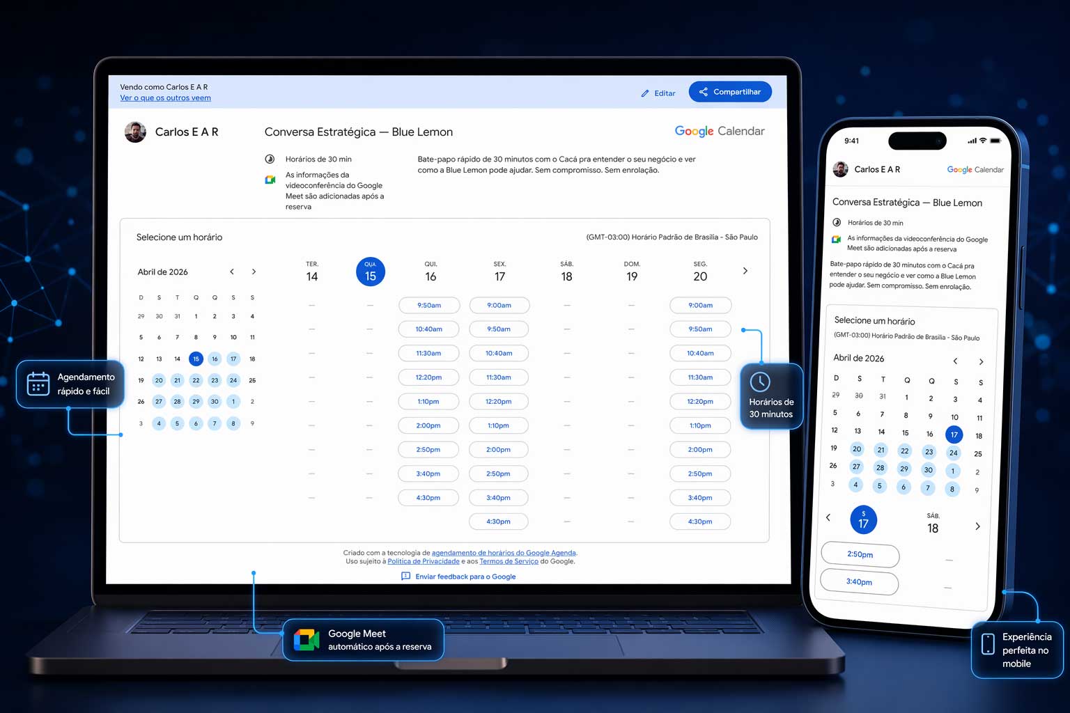 Mockup Calendário Blu