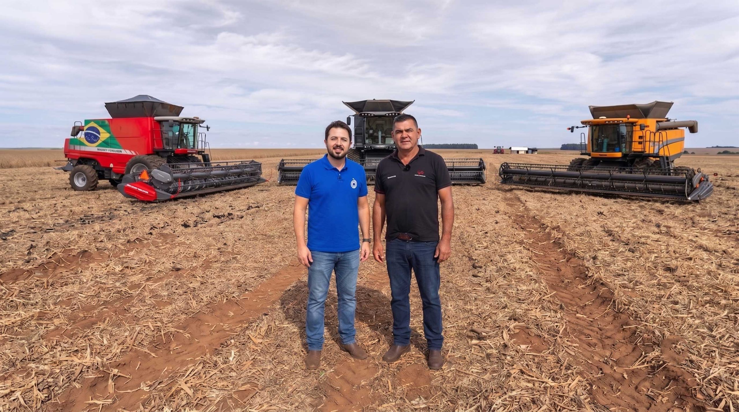 Carlos (Blue Lemon) e Jorge Camargo em dia de campo